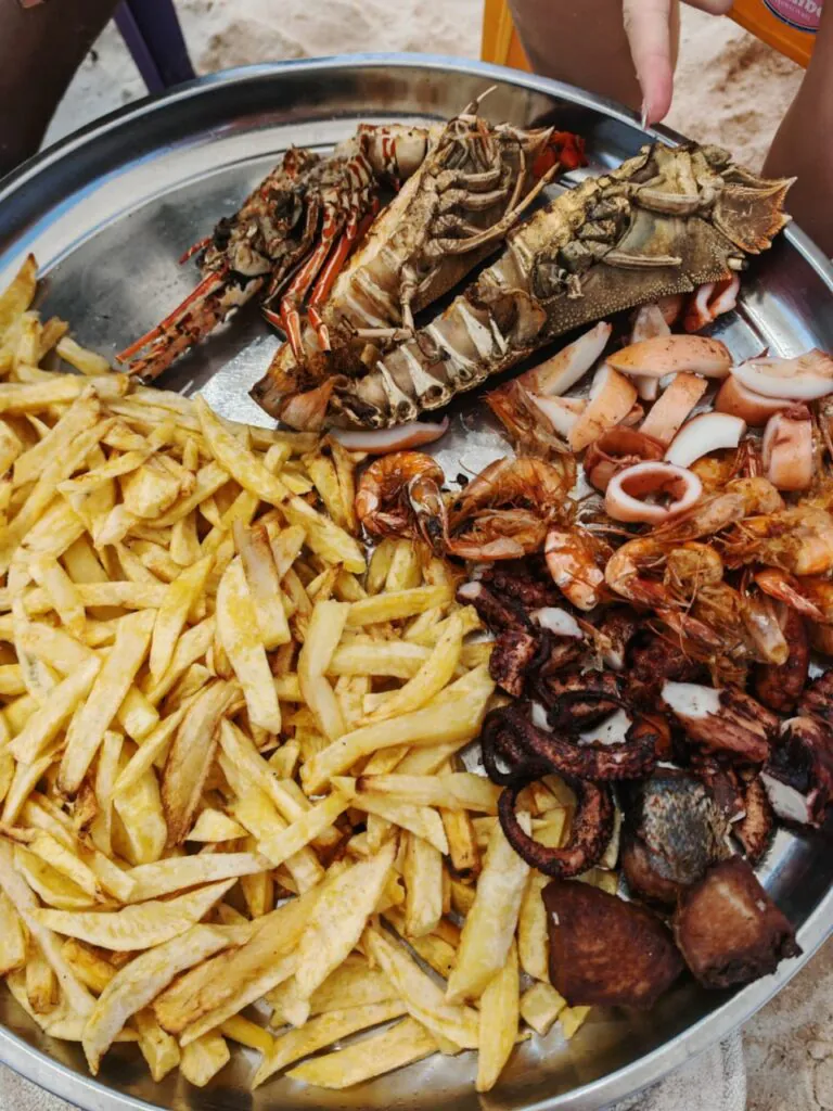 еда в Танзании, сафари в Африке, остров Занзибар, морепродукты занзибара